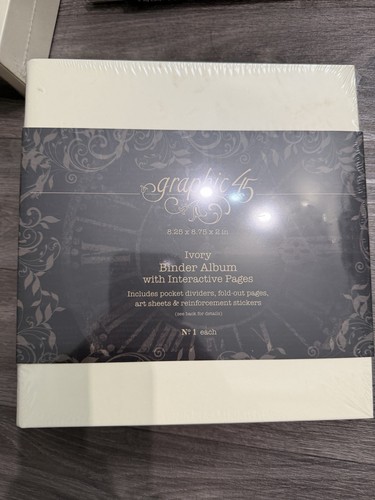 Graphic ivory binder album - 45,