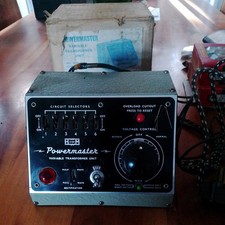 H&M Hammant and Morgan Powermaster Variable Transformer Unit Controller Vintage