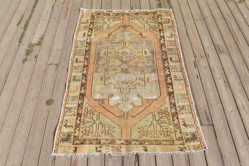 Turkish rug x53 vintage - rug,