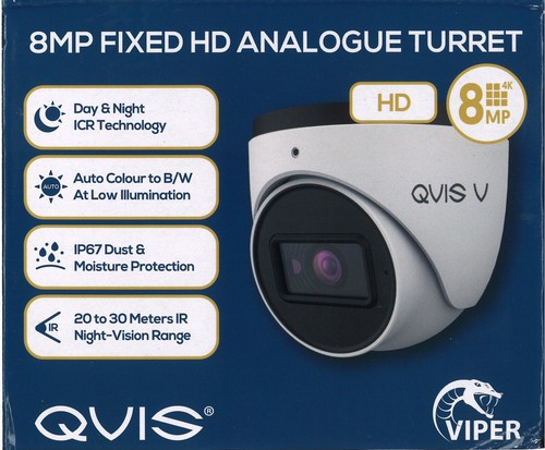 Qvis cctv camera 8mp - 8mp, hd