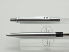 Vintage c1966 Papermate Profile Mk I Steel Ballpoint Pen, CT, Blue Ink *MINT*