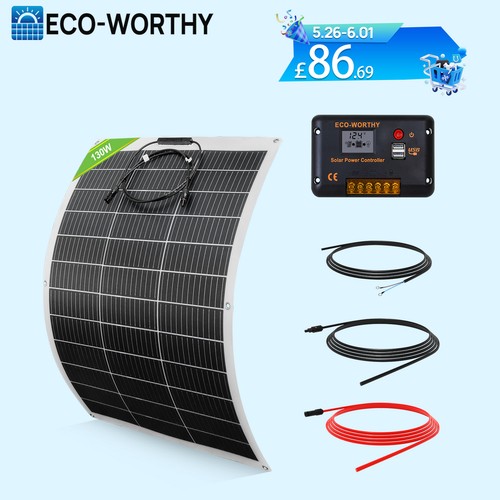12v 130w flexible solar panel - 12v,