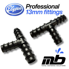 Elysee 13mm tee double - double, barbed