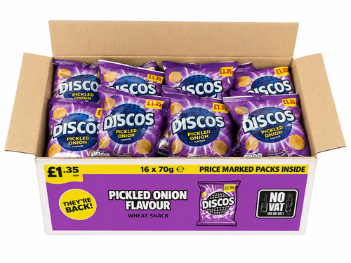 Discos crisps pickled onion - pickled,