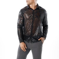 Glamorous Men's Sparkly Sequin