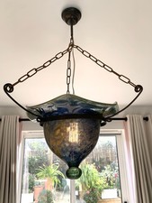 2x Antique Hand Blown Glass