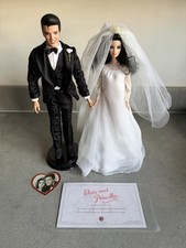 Barbie Doll Elvis & Priscilla Wedding 2008 Pink Label Mattel