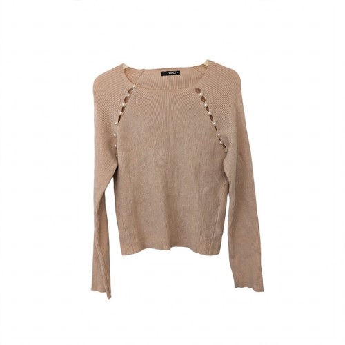 Quiz beige pearl embellished - quiz,