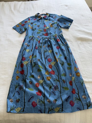 Toast blue yellow - yellow, floral
