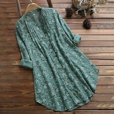 Plus Size Women Linen Cotton