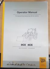 JCB 3CX 4CX Backhoe Loader Operator Manual Issue 2 July 02