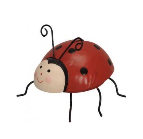 Metal ladybird garden ornament - ladybird,