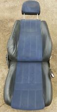 MGF MGTF Black Leather / Blue Alcantara Seat Right UK Drivers Side