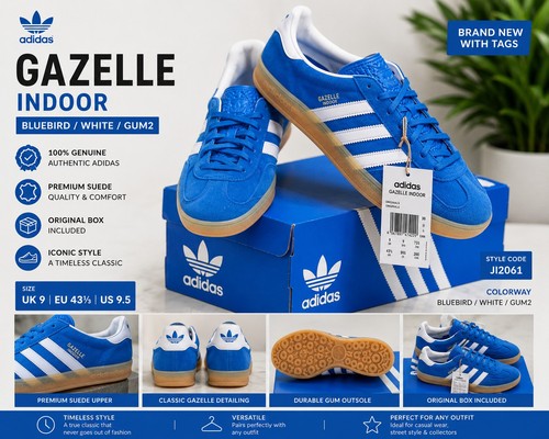 Adidas gazelle indoor bluebird - adidas,