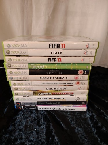 Xbox 360 ps2 games bundle - 360,