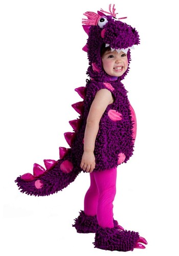 Kids purple dinosaur costume - purple,