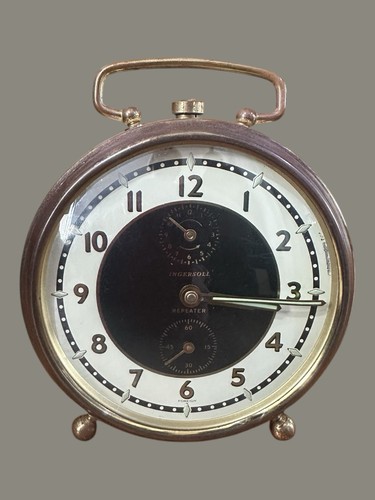 Vintage ingersoll alarm clock - vintage,
