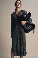 ZARA WOMAN ANTHARACITE  PLAID