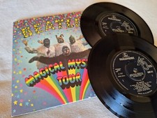 The Beatles MAGICAL MYSTERY TOUR EP 7" 1st UK Press **Great Audio** MONO