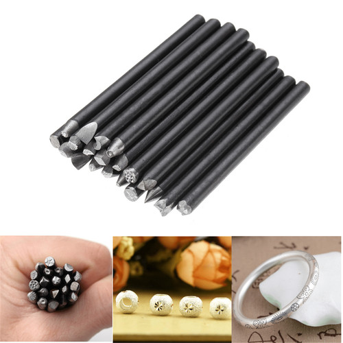 20pcs assorted steel punches - assorted,