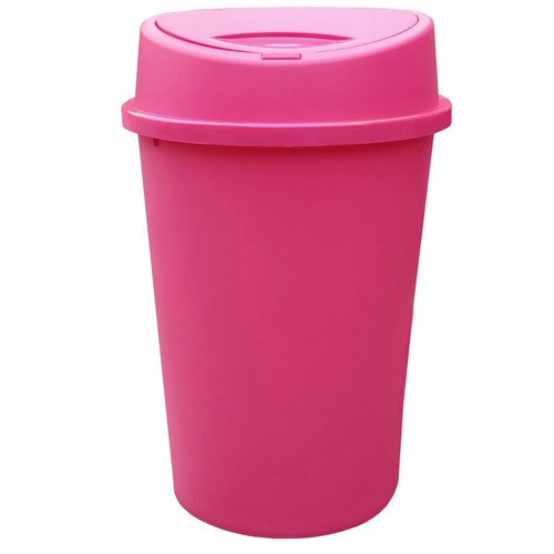 Pink kitchen bin touch top - bin,