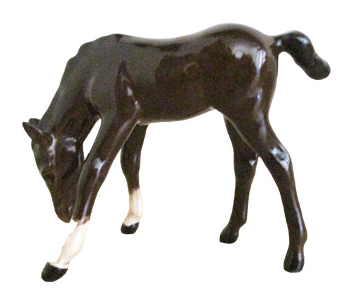 Original beswick foal grazing - beswick,