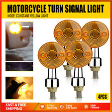 Chrome Motorcycle Bullet Turn