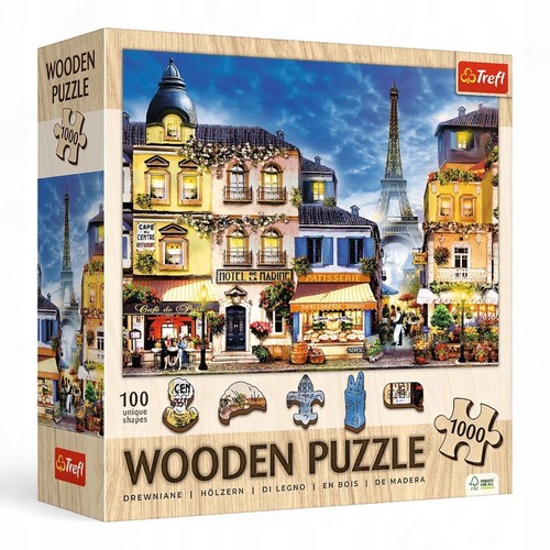 Trefl 1000 piece - piece, wooden