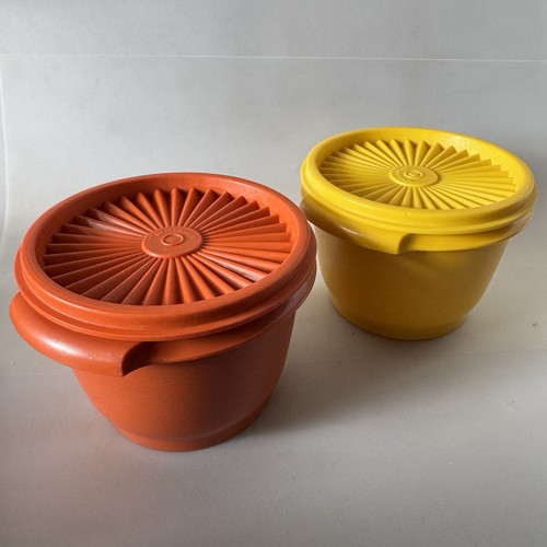Vtg tupperware orange - tupperware,