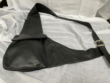 Russell & Bromley London Soft Black Leather Crossbody/Sling Bag/L-Shaped Bag