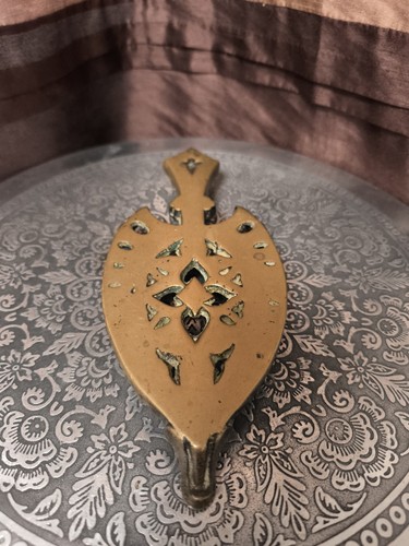 Antique brass trivet iron - antique, or