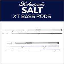 SHAKESPEARE SALT XT BASS ROD RANGE  | NEW - ALL MODELS-BASS/ESTUARY FISHING RODS