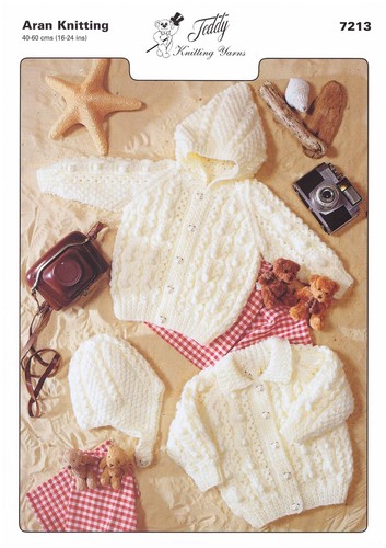 7213 aran knitting pattern - 7213,
