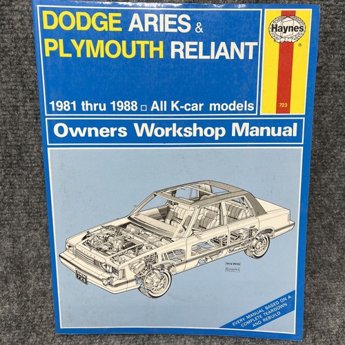Dodge plymouth reliant aries - dodge,