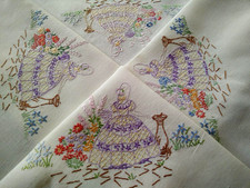 Sweet Purple Crinoline Lady &