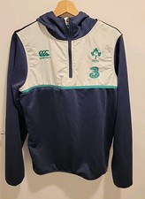 Ireland Team Training Rugby Jacket | Top | Canterbury | Quarter Zip | Men Size M