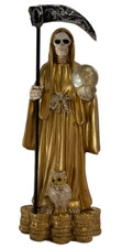 Santa Muerte 5" Inch, Gold