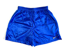 Vintage—Nike—Mens—Shiny—Nylon—Soccer—Football—Shorts—Glanz—Silky—Chav—Scally—90s