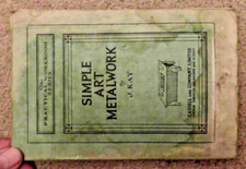 Simple Art Metalwork by J Kay 1945, Poor Condition