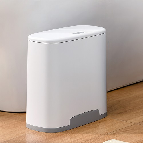 Bathroom slim push bin - bathroom,