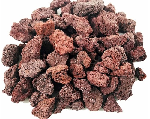 Lava rock bulk bag - |, red