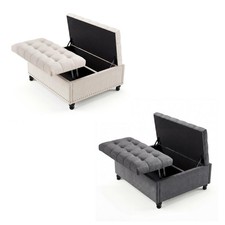 Large Square Storage Ottoman