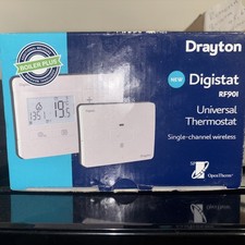 Drayton RF901 Digistat Single Channel Wireless Universal Thermostat  NEW Other