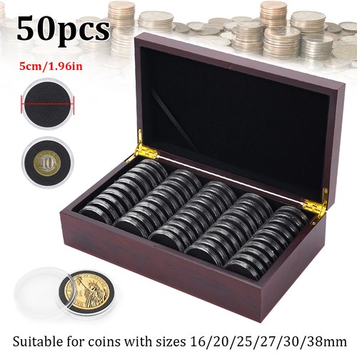 50pcs 46mm coin capsules - coin,