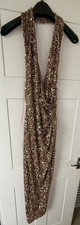 Zara Sequinned Halter Neck