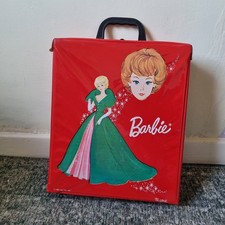 Original Vintage Mattel Ponytail Bubblecut Barbie Carry Case / Wardrobe 1963