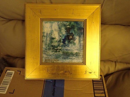 Balloon boy encaustic - balloon,