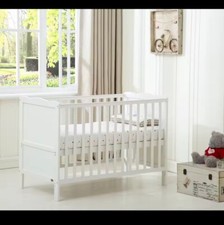 Wooden baby cot bed - baby, "orlando"