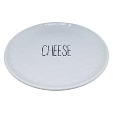 Cheese Plate White Dimple