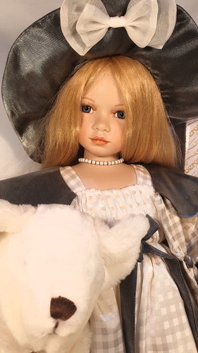Porcelain doll nadine - porcelain,